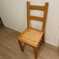 （受け渡し予定者決まってます）IKEAダイニングテーブルと椅子2脚の画像