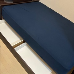 ニトリ　ダブルベッドの画像