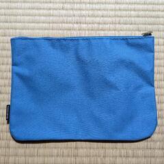 【レア品】『ムーミン ポーチ バッグ ケース』27㌢×19㌢ 未使用品 タブレット スマホ ブルー かわいい おしゃれ  オマケ付 説明欄必読の画像