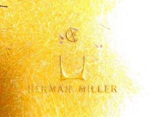 Herman Miller Eames Chair vintage サイドシェルチェア  イエロー 