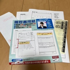 履歴書や封筒
