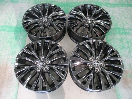 新型 40系 ヴェルファイア Zプレミア 純正アルミホイール 19インチ 7J +40 5H/120 4本 新車外し