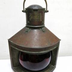 【　希少　】衣笠幸七製造　カンテラ　甲種けん燈　1902年(明治35年)製　船用石油灯　ヴィンテージ　アンティークレトロ　ランプ　ランタン
