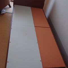 ベッド　シングルサイズ　引き出し収納付きの画像