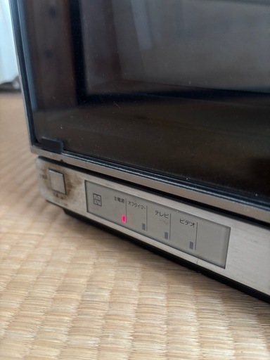 昭和レトロ】ブラウン管テレビNational 1985年製(リモコンあり