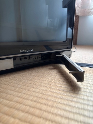 ブラウン管テレビNational 1985年製(リモコンあり) (しおかぜ