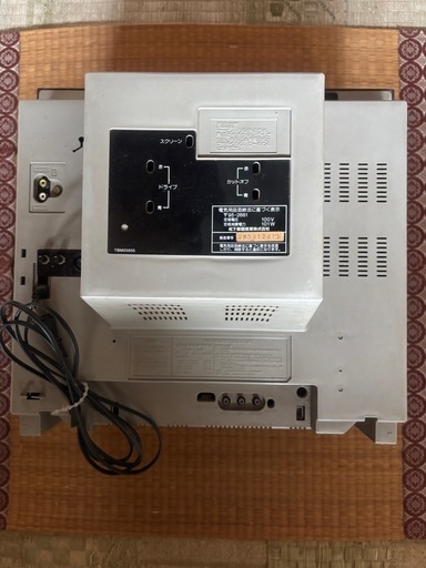 昭和レトロ】ブラウン管テレビNational 1985年製(リモコンあり