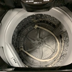 【2022年】洗濯機 6kg NTR60 BKN ニトリ ブラックの画像