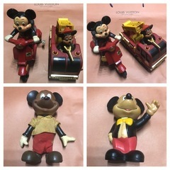 ヴィンテージ ミッキーマウス フィギュア他 4点セットの画像