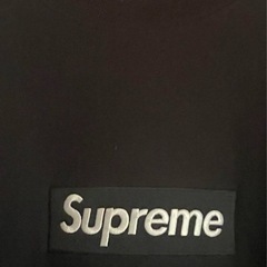 美品　　Supreme Box Logo Crewneck ブラック 18aw