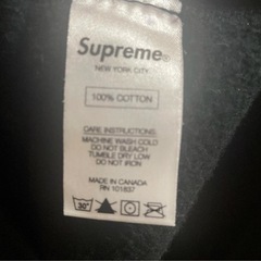 美品　　Supreme Box Logo Crewneck ブラック 18aw