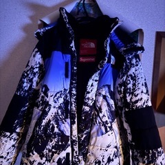 ノースフェイスとsupremeのコラボダウンジャケット