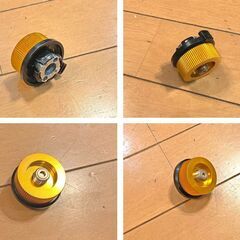 【ジャンク】キャンプ・アウトドア用品　カセットガスボンベ用ミニこんろ（シングルバーナー）の画像