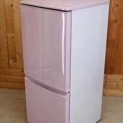 中古ピンク冷蔵庫0円　神奈川県の画像
