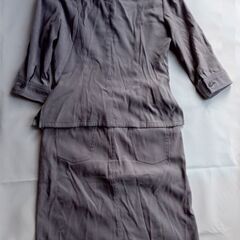 FINAL STAGE グレーのツーピース 七分袖 サイズ38の画像