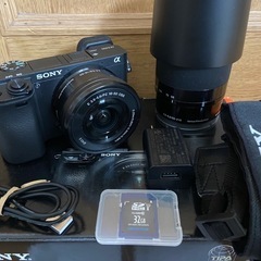SONY α6400 ブラック　
ダブルレンズキット　