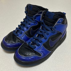 【2000年製造・希少モデル】 NIKE 2000 DUNK HIGH FOOT ACTION 630383-041 BLACK&VROYAL SIZE 27.0cm ナイキ ダンク ハイ フットアクション 黒青 スニーカー