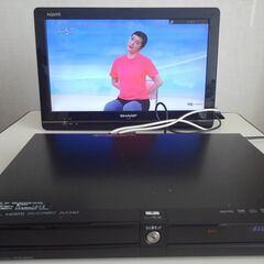 三菱リアル　DVR-B5W　２０１2年製　 W録画　動作品　純正リモコン付き