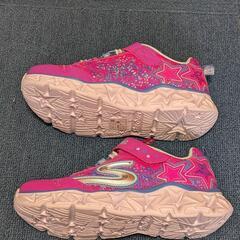 新品未使用💖光るスニーカー女の子用２１センチの画像