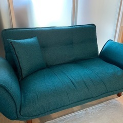 2人掛けソファ売りますの画像