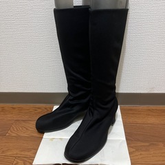 値下げ☆ストレッチブーツ 24㎝寄りの24.5㎝ 未使用品の画像