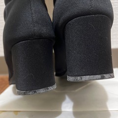 値下げ☆ストレッチブーツ 24㎝寄りの24.5㎝ 未使用品の画像