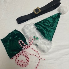 クリスマスコスプレ エルフ衣装5点セット+おまけの画像