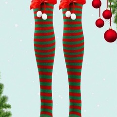 クリスマスコスプレ エルフ衣装5点セット+おまけの画像