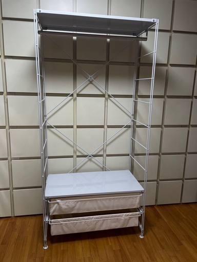 美品 MUJI 無印良品　スチールラック