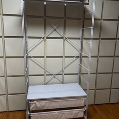 美品 MUJI 無印良品　スチールラック