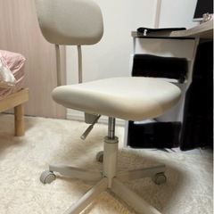 無印良品　デスクチェア　白