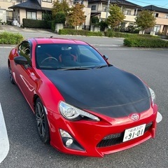 トヨタ　86 6MT MFゴースト　レッド 赤　車検8年9月
