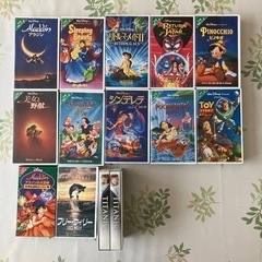 VHSディズニービデオ、他
