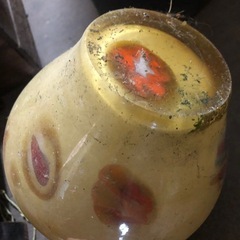 ガラス製、花瓶の画像