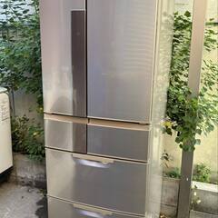 MITSUBISHI 三菱 6ドア 冷蔵庫 525L 自動製 氷ファミリータイプ 良品、2013年製の画像