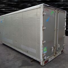 トラックコンテナ 箱 5070x2180x2500 ワイドロング アルミバン 冷凍冷蔵 保冷 倉庫 物置 ガレージ コンテナハウス 愛媛よりの画像