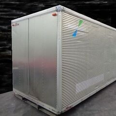 トラックコンテナ 箱 5070x2180x2500 ワイドロング アルミバン 冷凍冷蔵 保冷 倉庫 物置 ガレージ コンテナハウス 愛媛よりの画像
