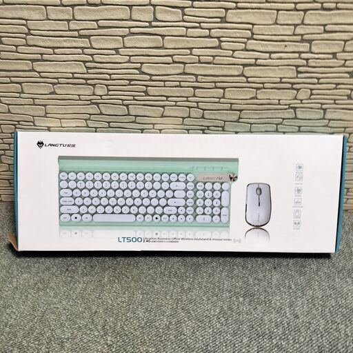 ANSWK レトロタイプライター風ワイヤレスキーボード(マウスセット)