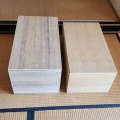 NO.95桐箱2つ差し上げます。