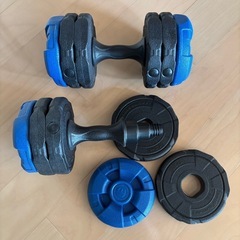 オシャレなダンベル10kg×2個セットの画像