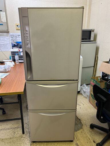 日立ノンフロン冷凍冷蔵庫　HITACHI　真空チルド　冷蔵庫　動作品　家電　家具　電化製品　冷蔵　冷凍　 2014年製