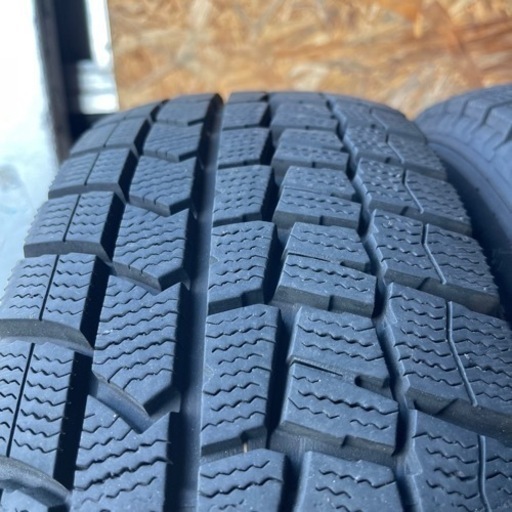 極上タイヤ　DUNLOP WM02 185/70R14 スタッドレス　タイヤ　2020年製　A-TEC アルミホイール付　14インチ