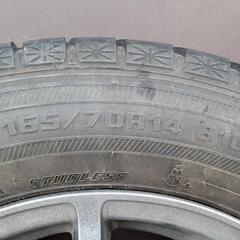 【ソリオ】ロクサーニスポーツホイール165/70R14　スタッドレスタイヤ付の画像
