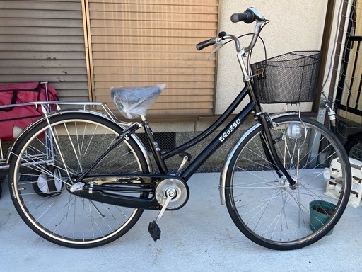 【26インチ自転車】内装3段変速　LEDオートライト付　前後タイヤ、前カゴ、サドル、鍵新品❗️スペアキーあり　BAA認定車❗️若林自転車　膳所店　SALE中❗️