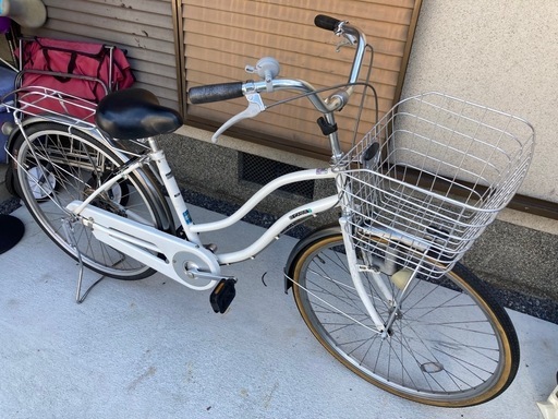 【26インチ自転車】変速なし　リヤタイヤ、鍵新品❗️BAA認定車❗️若林自転車　膳所店　SALE中❗️
