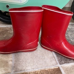 ファミリア　可愛い長靴16cmの画像