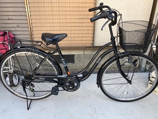 【26インチ自転車】外装6段変速付　リヤタイヤ、前カゴ新品❗️若林自転車　膳所店　SALE中❗️