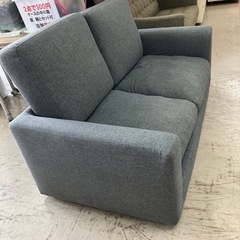 ロ2410-002 ２人掛けソファ チャック式 汚れあり 中古の画像