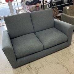 ロ2410-002 ２人掛けソファ チャック式 汚れあり 中古