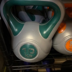 ダンベル　ケトルベル　の画像